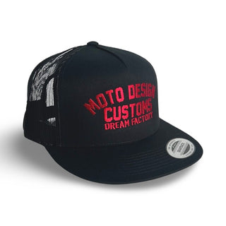 Cappello Trucker Americano MDC Nero/Rosso
