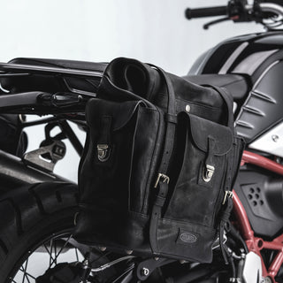 KIT BORSA IN CUOIO + TELAIETTO LATO DESTRO PER BMW