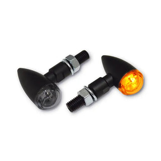 FRECCE MINI BULLET A LED NERE – LENTE FUMÈ